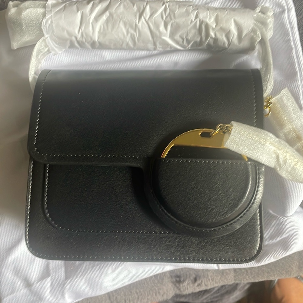 JW PEI SMALL MIRROR CROSSBODY IN BLACK